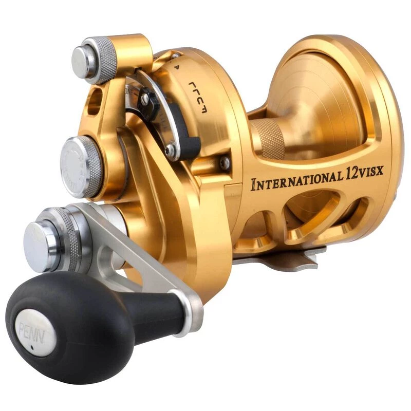 PENN International® 12VISX 2-Speed Conventional Reel, Gold
