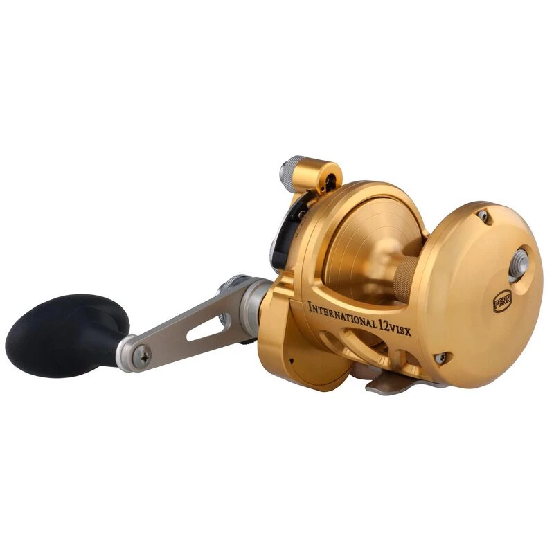 PENN International® 12VISX 2-Speed Conventional Reel, Gold - Image 2