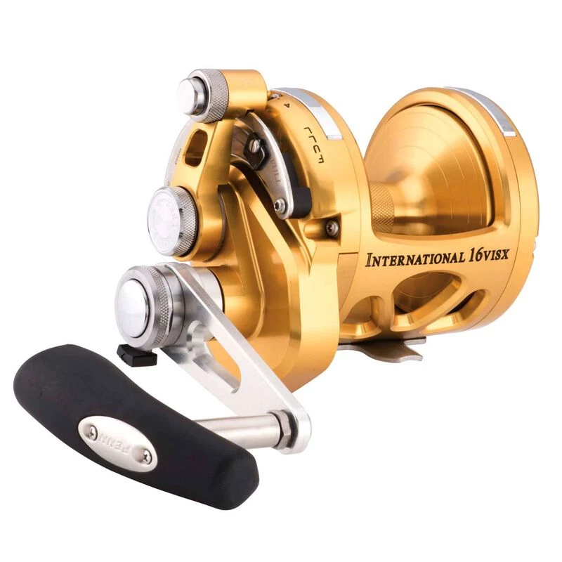 PENN International® 16VISX 2-Speed Conventional Reel, Gold
