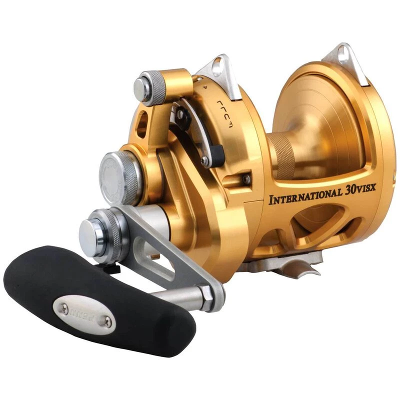 PENN International® 30VISX 2-Speed Conventional Reel, Gold