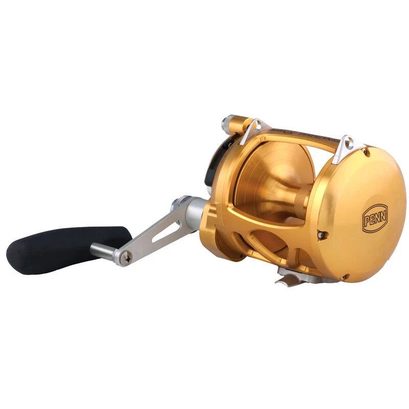 PENN International® 50VISW 2-Speed Conventional Reel, Gold - Image 2