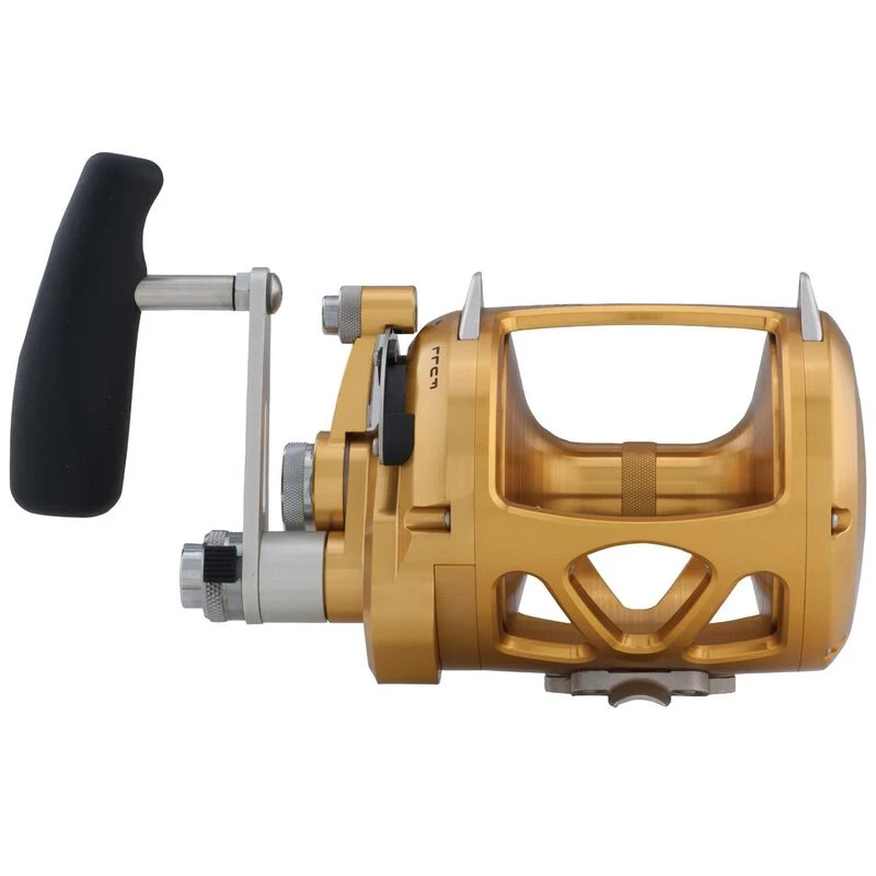PENN International® 50VISW 2-Speed Conventional Reel, Gold - Image 3
