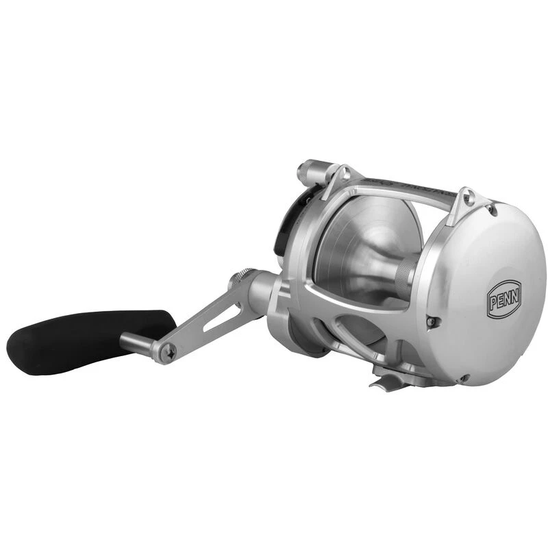 PENN International® 50VISW 2-Speed Conventional Reel, Silver - Image 2