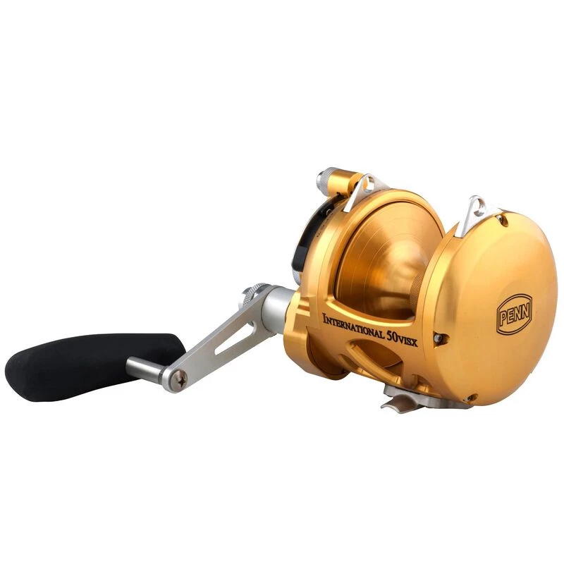 PENN International® 50VISX 2-Speed Conventional Reel, Gold - Image 2