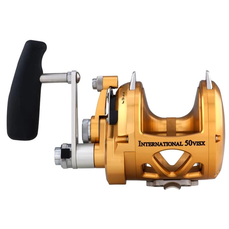 PENN International® 50VISX 2-Speed Conventional Reel, Gold - Image 3