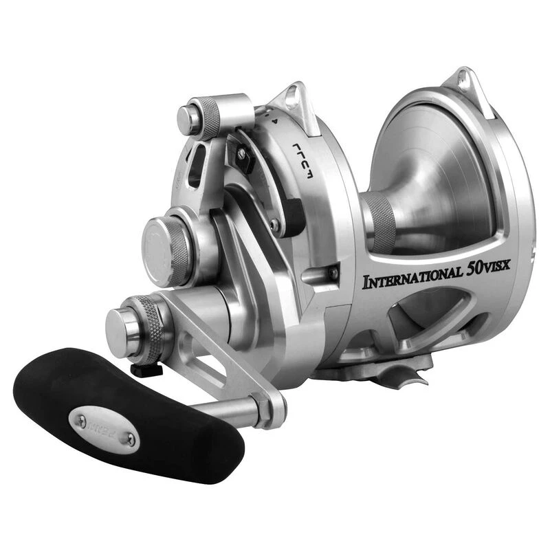 PENN International® 50VISX 2-Speed Conventional Reel, Silver