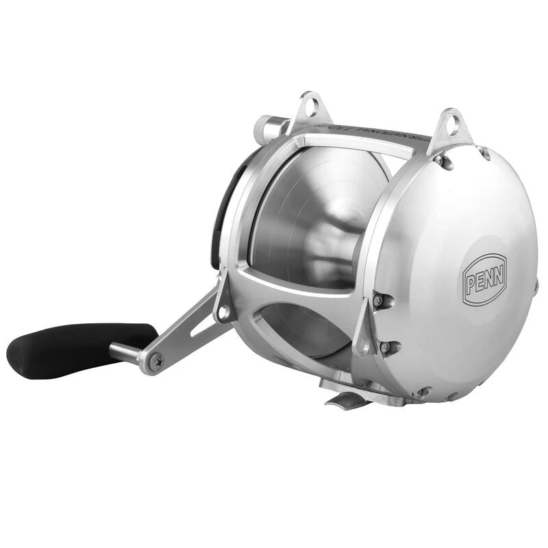PENN International® 130VIS 2-Speed Conventional Reel, Silver - Image 2
