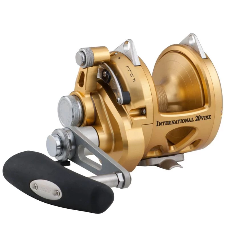 PENN International® 20VISX 2-Speed Conventional Reel, Gold