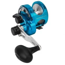 OKUMA Custom Blue Premium CBV12NII 2-Speed Lever Drag Conventional Reel