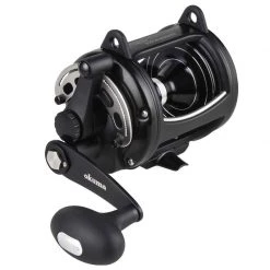 OKUMA Custom Black Graphite SLX-30A Lever Drag Conventional Reel