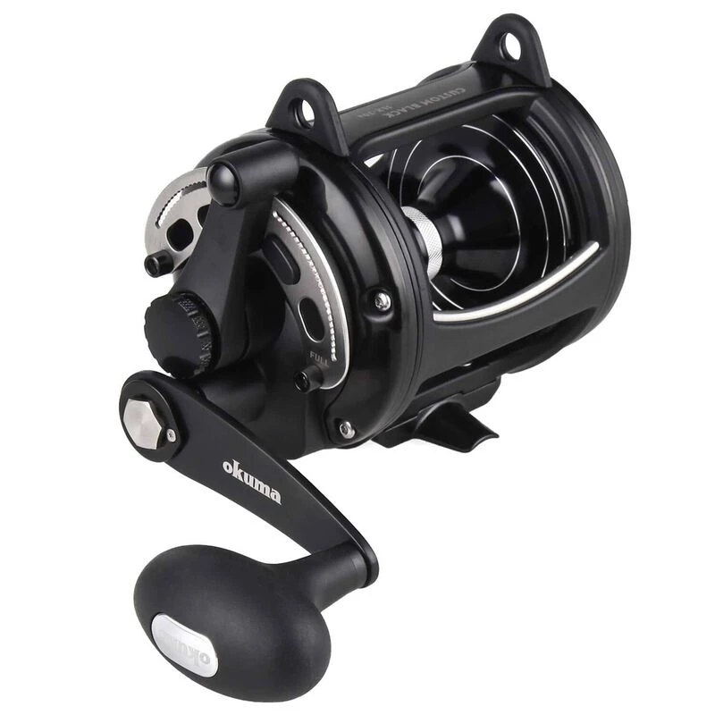 OKUMA Custom Black Graphite SLX-30A Lever Drag Conventional Reel